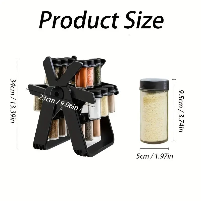 Rotating Spice Rack Organiser