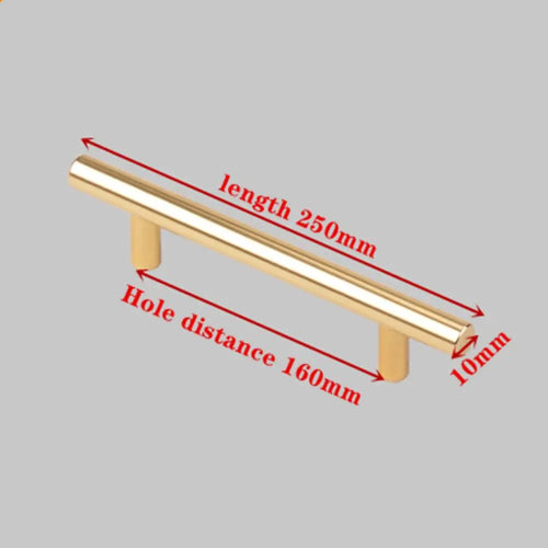 Gold Brushed Cabinet Handles & Knobs