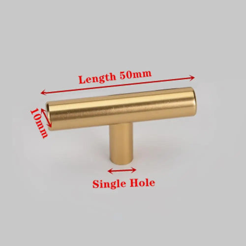Gold Brushed Cabinet Handles & Knobs