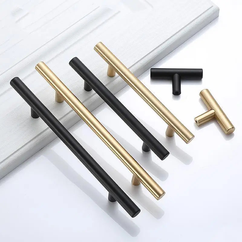 Gold Brushed Cabinet Handles & Knobs