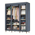 Metal Storage Wardrobe with Steel Frame (12-Tier)